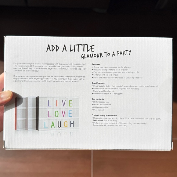 Customizable LED Message Box - Picture 2 of 3